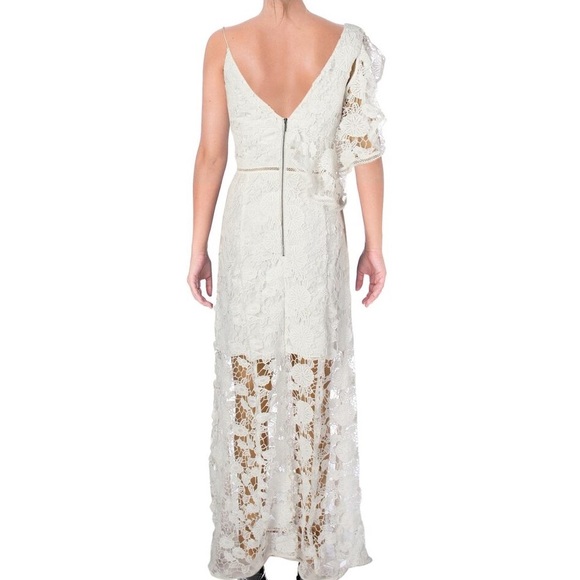 Keepsake White Floral Lace Maxi Dress Size Small - Picture 2 of 13